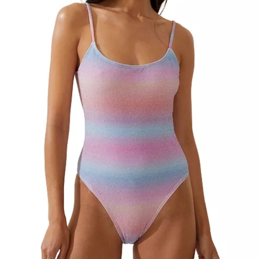 COTTON ON SIERRA OMBRE METALLIC SWIMSUIT XS
